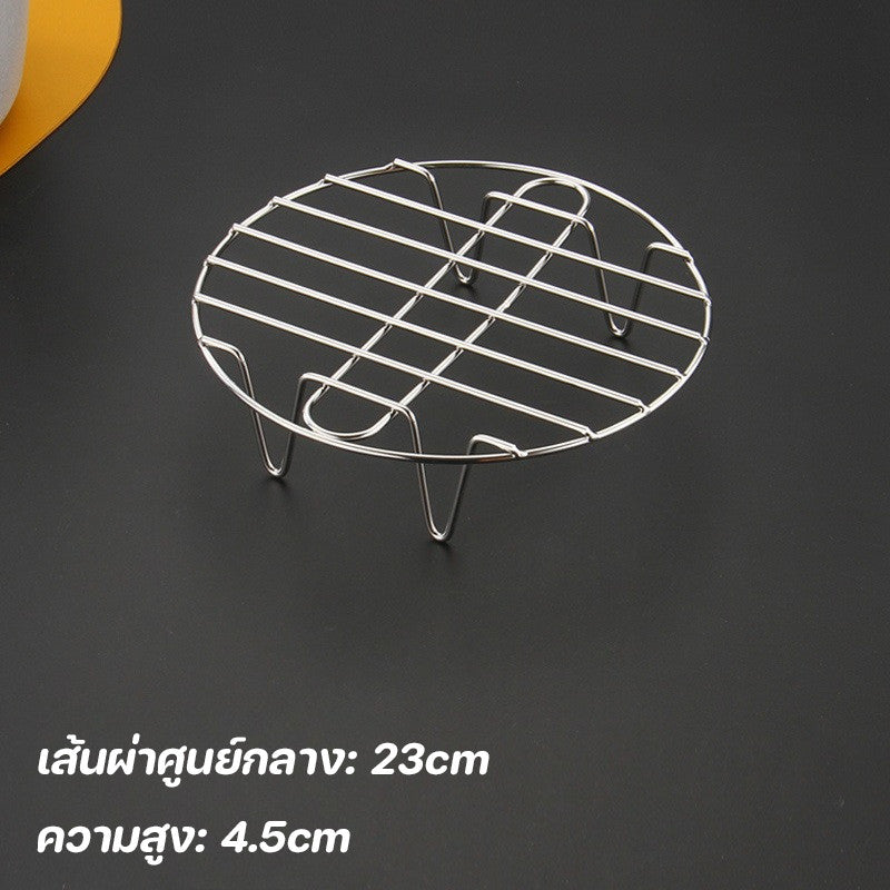 ตะแกรงนึ่งสแตนเลสหนา เหมาะสำหรับนึ่งซาลาเปาและรักษาความร้อนของอาหาร