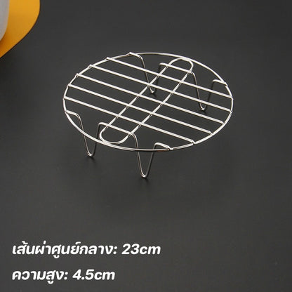 ตะแกรงนึ่งสแตนเลสหนา เหมาะสำหรับนึ่งซาลาเปาและรักษาความร้อนของอาหาร