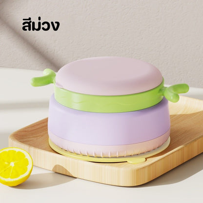 ชามใส่อาหารสำหรับเด็ก สแตนเลส316 ใส่น้ำร้อนได้ เก็บร้อน-เย็น ชามอาหารเด็ก