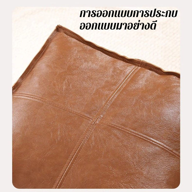 เก้าอี้หนัง/ตู้เก็บของในบ้านแบบ 2in1 ทำความสะอาดง่าย