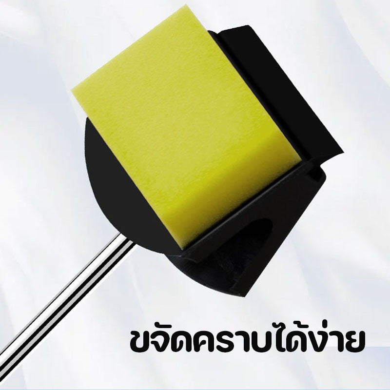 ไม้ขัดตู้ปลา แปรงขัดตู้ปลา ขัดตระใคร่ ช่วยในการทำความสะอาดตู้ปลา บ่อปลา สามารถใช้ได้ทั้งสองด้าน