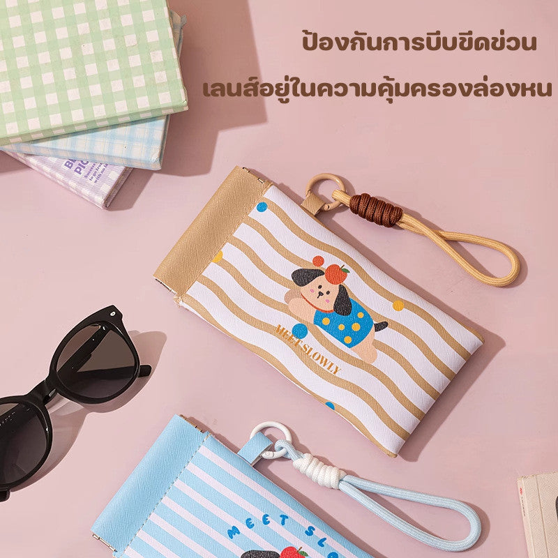 กระเป๋าแว่น ซิลิโคน กันน้ำ กันฝุ่น มัลติฟังก์ชั่น พกพาใส่เหรียญ ของขนาดเล็ก ซองเก็บของความจุมาก