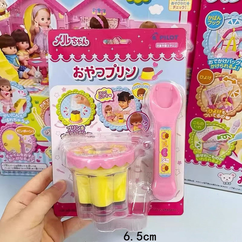 ของเล่นให้อาหาร 8 ชิ้น/set พุดดิ้งให้อาหารของเล่น มาพร้อมกล่องเก็บ ชุดของเล่นป้อนอาหาร