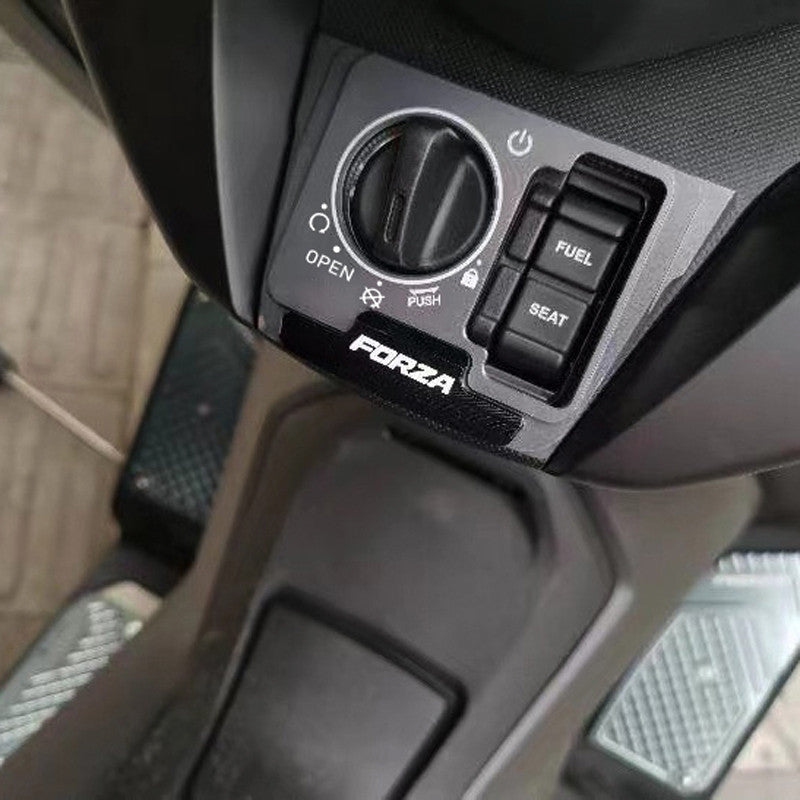 ฝาครอบสวิตช์ Honda Forza 300-350 ️ วัสดุ อัลลอยด์ทนทาน 4 สี ไม่จำเป็น กันน้ำ100% กันขีดข่วน