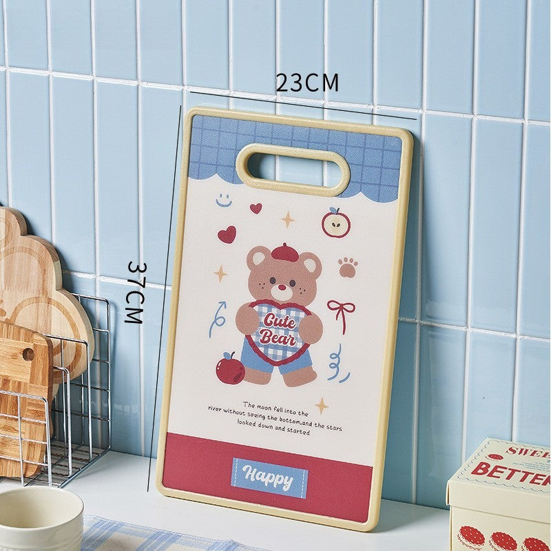 เขียงพลาสติก เขียงสองด้าน วัสดุ PP ป้องกันเชื้อรา ด้านเพื่อป้องกันเชื้อรา แยกอาหารดิบและอาหารปรุงสุก