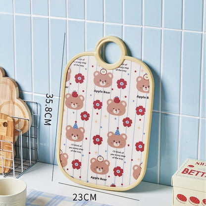 เขียงพลาสติก เขียงสองด้าน วัสดุ PP ป้องกันเชื้อรา ด้านเพื่อป้องกันเชื้อรา แยกอาหารดิบและอาหารปรุงสุก