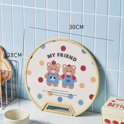 เขียงพลาสติก เขียงสองด้าน วัสดุ PP ป้องกันเชื้อรา ด้านเพื่อป้องกันเชื้อรา แยกอาหารดิบและอาหารปรุงสุก