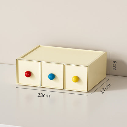 Desk storage box, storage drawer, stationery box, cosmetic box, dustproof, multi-purpose