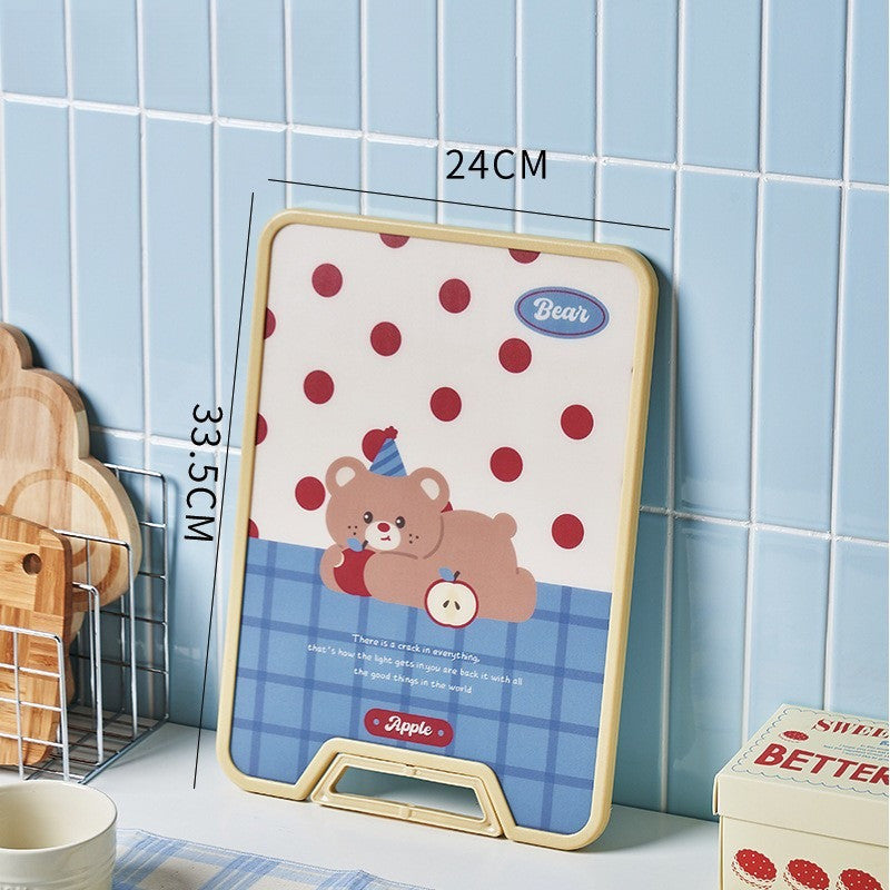 เขียงพลาสติก เขียงสองด้าน วัสดุ PP ป้องกันเชื้อรา ด้านเพื่อป้องกันเชื้อรา แยกอาหารดิบและอาหารปรุงสุก