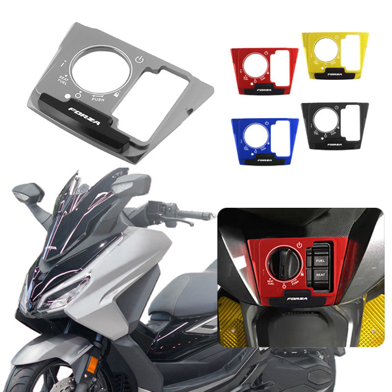 ฝาครอบสวิตช์ Honda Forza 300-350 ️ วัสดุ อัลลอยด์ทนทาน 4 สี ไม่จำเป็น กันน้ำ100% กันขีดข่วน