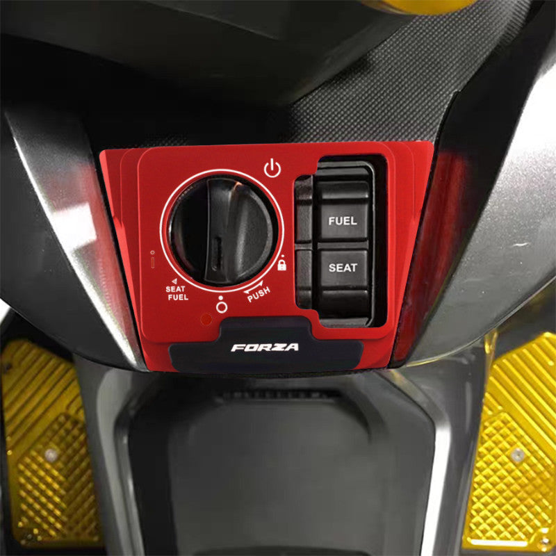 ฝาครอบสวิตช์ Honda Forza 300-350 ️ วัสดุ อัลลอยด์ทนทาน 4 สี ไม่จำเป็น กันน้ำ100% กันขีดข่วน