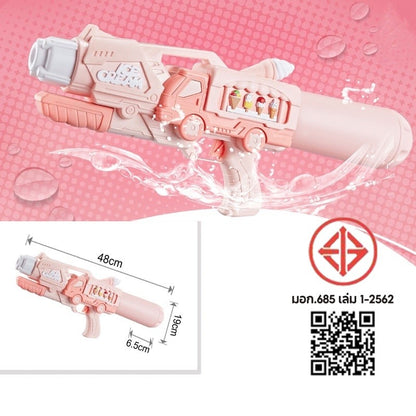 ปืนฉีดน้ำ หัวฉีดคู่ปืนฉีดน้ำ ไซส์กำลังพอดี ที่ปั๊มลมได้ ยิงน้ำได้ไกล มีหลายขนาด