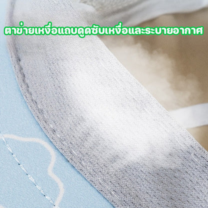 หมวกเด็กป้องกันแสงแดด รูปแบบการ์ตูนน่ารัก ชายคาขนาดใหญ่ สามารถคลุมไหล่ได้ ระบายอากาศ หมวกกันแดดสำหรับเด็ก