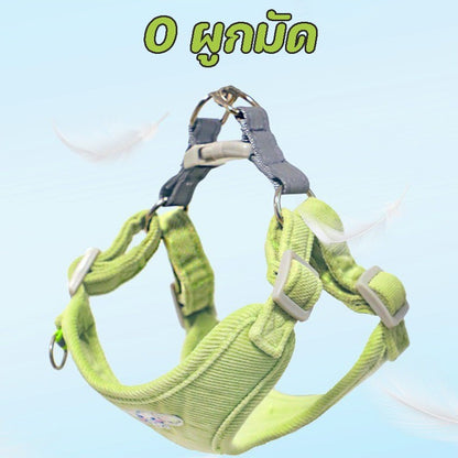 รัดอกสัตว์เลี้ยง สายจูงสุนัข สายจูงแมว  สายจูงสุนัข พันธุ์กลาง-ใหญ่  หลายสี ทนทาน