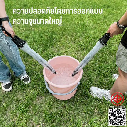 ปืนฉีดน้ำ 2in1 พร้อมร่ม ของเล่นปืนฉีดน้ำร่ม สร้างสรรค์ ของเล่นกลางแจ้งขนาดใหญ่ สงกรานต์