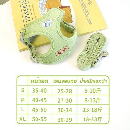 รัดอกสัตว์เลี้ยง สายจูงสุนัข สายจูงแมว  สายจูงสุนัข พันธุ์กลาง-ใหญ่  หลายสี ทนทาน