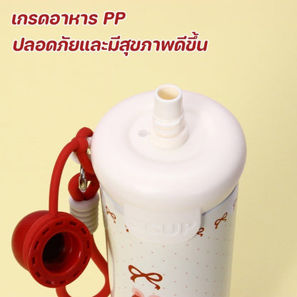 แก้วเก็บความเย็น 600ml ﻿ ถ้วยฉนวนสแตนเลส น่ารัก การจัดเก็บความร้อนและเย็น 316สแตนเลส พกพาสะดวก