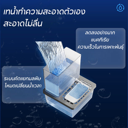 Automatic Pet Water Fountain (for cats and dogs), no electricity needed, 2L capacity, small water bowl, sensor system, fresh circulating water.