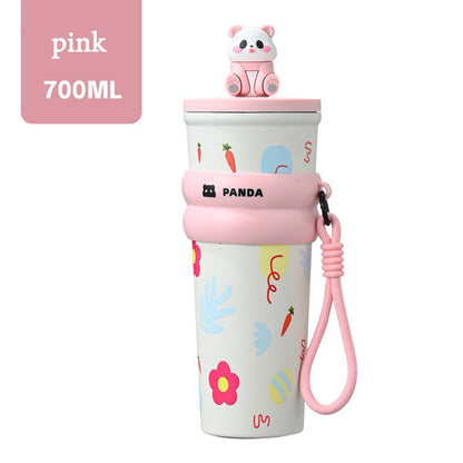 Mladen 710ML ถ้วยเก็บความร้อน 316 สแตนเลส ทั้งร้อนและเย็น รักษาอุณหภูมิ ถ้วยน้ำแข็ง