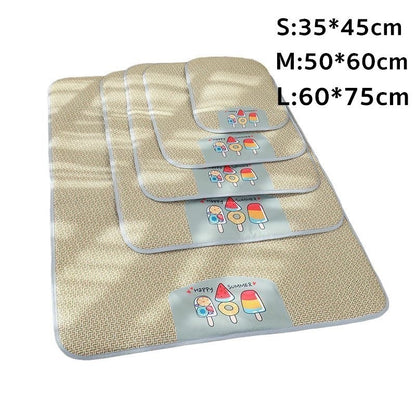 Cooling mat for pets, dogs, and cats, perfect for summer.