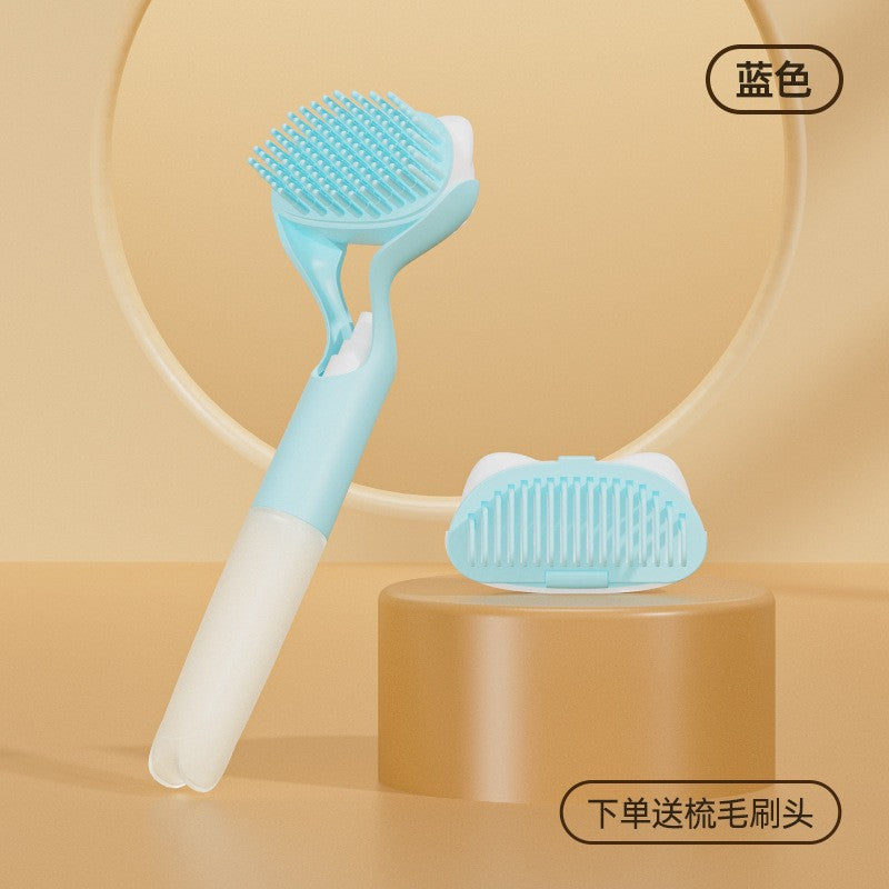Pet brush, massage brush, fur spray, for both wet and dry use