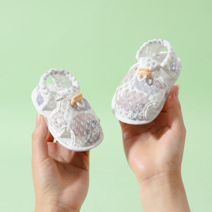 รองเท้าเด็กแรกเกิด 0-12 เดือน ฤดูร้อน ผ้าmeshระบายอากาศ กันลื่น นุ่มสบาย