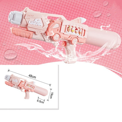 ปืนฉีดน้ำสงกรานต์ หัวฉีดคู่ 550ML/1500ML ยิงระยะไกลสุดยอด ของเล่นกลางแจ้ง