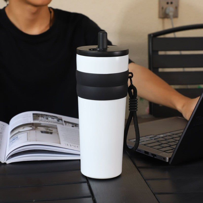 Mladen 710ML ถ้วยเก็บความร้อน 316 สแตนเลส ทั้งร้อนและเย็น รักษาอุณหภูมิ ถ้วยน้ำแข็ง