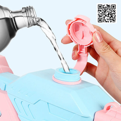 ปืนฉีดน้ำสงกรานต์ หัวฉีดคู่ 550ML/1500ML ยิงระยะไกลสุดยอด ของเล่นกลางแจ้ง
