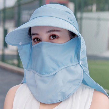 หมวกปีกกว้างกันแดด หมวกเดินป่าแบบพับได้ ป้องกันรังสียูวี UPF50+