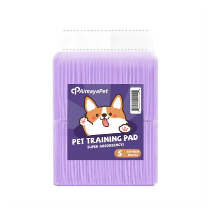 Bamboo charcoal dog pee pads. Absorbent. Helps with potty training. Odor absorbing and eliminating.