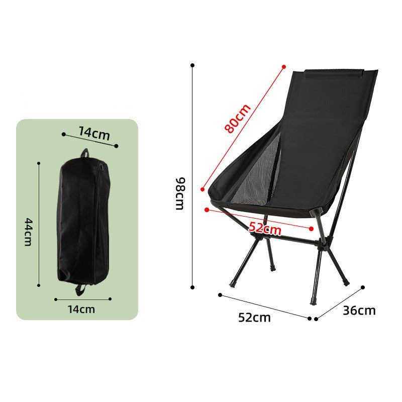 NEW Picnic Chair, Camping Chair for Kids, Supports up to 350KG, Outdoor Picnic, Portable Camping Chair, 130CM Tall