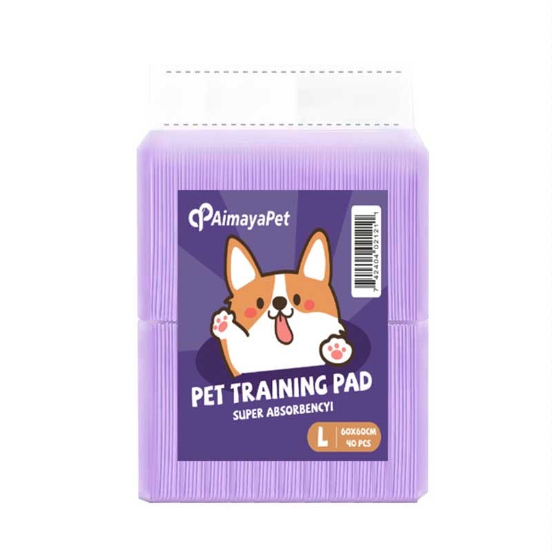 Bamboo charcoal dog pee pads. Absorbent. Helps with potty training. Odor absorbing and eliminating.